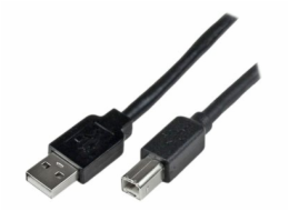 StarTech.com 20m / 65 ft Active USB 2.0 A to B Cable - Long 20 m USB Cable - 20m USB Printer Cable - 1x USB A (M), 1x USB B (M) - Black (USB2HAB65AC) - Kabel USB - USB typ B (M) do USB (M) - USB 2.0 -