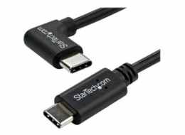 StarTech.com Right Angle USB-C Cable - 1m / 3 ft - Reversible - M/M - USB Type C Cable - USB-C Charge Cable - USB C to USB C Cable (USB2CC1MR) - USB kabel - 24 pin USB-C (M) rovné do 24 pin USB-C (M) 