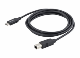StarTech.com 2m 6ft USB C to USB B Cable - USB 2.0 - USB Type C Printer Cable M/M - USB 2.0 Type-C to Type-B Cable (USB2CB2M) - USB kabel - 24 pin USB-C (M) do USB typ B (M) - Thunderbolt 3 / USB 2.0 