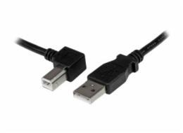 StarTech.com 2m USB 2.0 A to Left Angle B Cable Cord - 2 m USB Printer Cable - Left Angle USB B Cable - 1x USB A (M), 1x USB B (M) (USBAB2ML) - Kabel USB - USB typ B (M) do USB (M) - USB 2.0 - 2 m - l