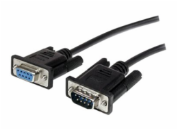 StarTech.com 1m Black Straight Through DB9 RS232 Serial Cable - M/F (MXT1001MBK) - Sériová prodlužovací šňůra - DB-9 (M) do DB-9 (F) - 1 m - černá - pro P/N: 1P3FPC-USB-SERIAL, ICUSB2321F, ICUSB2324, 