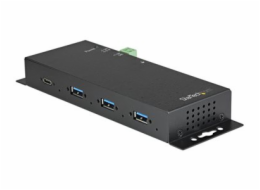 StarTech.com 4 Port USB C Hub 10Gbps - Metal Industrial USB 3.2/3.1 Gen 2 Type-C Hub - 3A/1C - USB-C or USB-A Host - Mountable - ESD/Surge (HB31C3A1CME) - Rozbocovac - 1 x USB-C + 3 x USB 3.1 - deskto