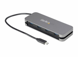 StarTech.com 4 Port USB C Hub - 4x USB-A - 5Gbps USB 3.0 Type-C Hub (USB 3.2/3.1 Gen 1) - Bus Powered - 11" Long Cable w/ Cable Management (HB30CM4AB) - Rozbocovac - 4 x USB 3.2 Gen 1 - desktop