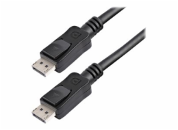 StarTech.com 7m DisplayPort Cable with Latches M/M - Kabel DisplayPort - DisplayPort (M) do DisplayPort (M) - 7 m - opatrený západkou - cerná