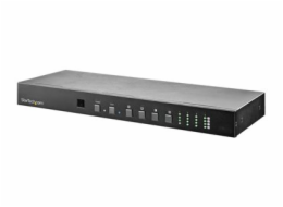 StarTech.com 4x4 HDMI Matrix Switch with Audio and Ethernet Control - 4K 60Hz Video - Rack Mount HDMI 2.0 Splitter with Remote (VS424HD4K60) - Spínač video/audio - desktop