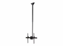 StarTech.com Ceiling TV Mount - 3.5  to 5  Pole - Full Motion - Supports Displays 32? to 75" - For VESA Mount Compatible TVs (FLATPNLCEIL) - Držák - pro plochý panel - ocel - cerná - velikost obrazovky: 32"-75" - stropní montáž - pro P/N: HDMIPLATE