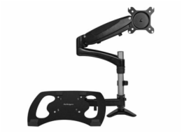 StarTech.com Laptop Monitor Stand - Computer Monitor Stand - Full Motion Articulating - VESA Mount Monitor Desk Mount - Montážní sada (pole clamp, rubber pad, laptop shelf, pružinové rameno, swivel ar