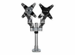 StarTech.com Desk Mount Dual Monitor Arm, Premium Articulating Monitor Arm, up to 27" VESA Mount Displays, Height Adjustable Monitor Mount, Rotating/Swivel/Tilt, Desk Clamp/Grommet, Silver - Easy & Qu