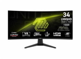 MSI MAG/346CQ/34"/VA/wQHD/180Hz/1ms/Černá/3R