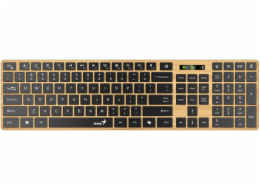 GENIUS Slimstar 7250BT/ bezdrátová 2,4GHz + BT5.0/ Copilot/ USB/ barva borovice + černá/ CZ+SK layout
