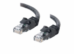C2G Cat6 Booted Unshielded (UTP) Crossover Patch Cable - Křížový kabel - RJ-45 (M) do RJ-45 (M) - 1.5 m - UTP - CAT 6 - lisovaný, provedení bez hrbolků, licna - černá