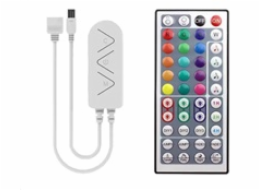 WG - Chytrý LED pásek WG1, 5 metrů, ovladač + aplikace + Tuya, IP 65, se síťovým adaptérem
