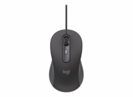 Logitech Signature M520 L for Business - Myš - pravák a levák - optický - 4 tlacítka - kabelové - USB-C