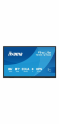 iiyama ProLite TE8612MIS-B4AG - 86" Trída úhloprícky (85.6" zobrazitelný) displej LCD s LED podsvícením - interaktivní digital signage - s dotyková obrazovka (multi touch) / volitelná funkce PC slotu 