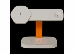 CANYON Bezdrátová nabíječka HEXAGON WCS-310 3in1 Grey/Orange