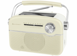 Soundmaster FM RÁDIO TR480BE s 0,3Wp, 3W SOLÁRNÍM PANELEM, Li-Ion BATERII