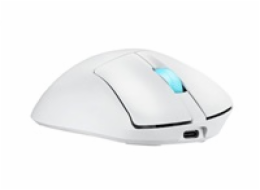 ASUS myš ROG Keris II Origin, bezdrátová herní myš, bílá