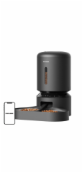 Dávkovač krmiva Petlibro Granary s dvojitou miskou, Wifi, 5 l (černý)