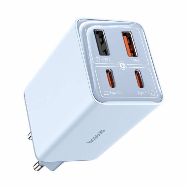 Baseus GAN6 Pro Fast Charger, 2xUSB-C + 2xUSB, 65W