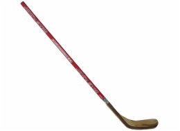 Hokejka Jovi Stix 145cm dřev.lamin. levá - červená