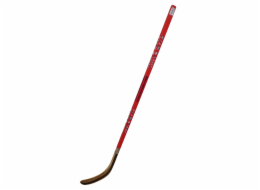 Laminovaná hokejka pravá 125 cm - červená