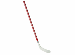 Hokejka plastová s dýhou 147cm - pravá - červená