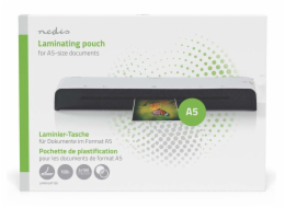 NEDIS laminovací fólie/ formát A5/ 100 mic/ rozměr 216 x 154 mm/ transparentní/ 100 pack