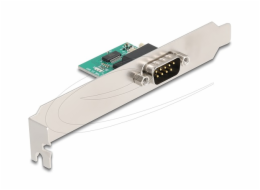 Delock USB na RS-232 Převodník FTDI FT231XS USB 2.0 pin záhlaví samec na D-Sub 9 samec, standardní držák, kabel 30 cm