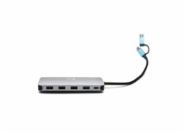 BAZAR - i-tec USB 3.0 USB-C/Thunderbolt 3x Display Metal Nano Dock with LAN, PD 100 W - Po opravě (Bez příslušenství)