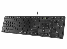GENIUS Slimstar K500 Education/ pro výuku psaní na stroji/ Drátová/ Copilot/ USB/ černá/ layout bez písmen