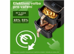 BAZAR - Cosori Turbo Tower Pro chytrá horkovzdušná fritéza 10,8l černá - Poškozený obal (Komplet)