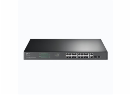 Switch TP-Link TL-SG1218MP 18x GLan, 16x PoE+, 2x SFP Combo, 250W , poškozený obal