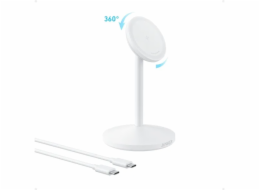 Bezdrátový nabíjecí stojánek Anker MagGo A25X1 15W bílý