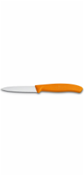 Victorinox Nůž kuchyňský oranžový 8cm vlnka