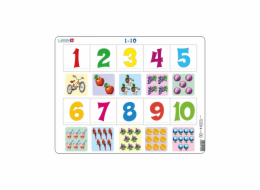 Larsen Vzdělávací puzzle Čísla 1-10 10 dílků