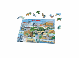 Larsen Vzdělávací puzzle Praha Památky 66 dílků