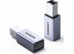 Ugreen adaptér USB typu C-USB typu B (šedý)