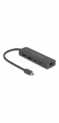 Delock - Rozbocovac - 1 x USB-C 3.2 Gen 2 + 1 x 100/1000/2.5G + 1 x USB-C 3.2 Gen 2 (power delivery) + 2 x USB 3.2 Gen 2 - desktop