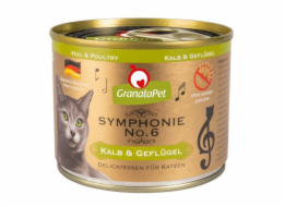 GRANATAPET Symphonie  No.6 Veal and poultry - mokré krmivo pro kočky - 200g