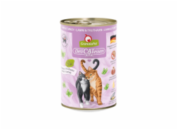 GRANATAPET DeliCATessen Lamb and turkey - mokré krmivo pro kočky - 400g