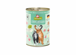GRANATAPET DeliCATessen Venison and tuna - mokré krmivo pro kočky - 400g