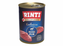 RINTI Singlefleisch Exclusive Horse - vlhké krmivo pro psy - 400g