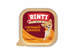 RINTI Gold Mini Turkey with rabbit - vlhké krmivo pro psy - 100g
