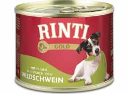 RINTI Gold Wild boar - vlhké krmivo pro psy - 185g