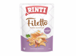RINTI Filetto Chicken fillet with ham - vlhké krmivo pro psy - 100g