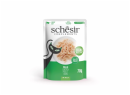 SCHESIR Chicken fillet in jelly - mokré krmivo pro kočky - 70g