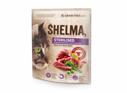 SHELMA Sterilised Beef - suché krmivo pro kočky - 1,4kg
