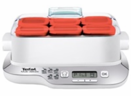 BAZAR - Tefal YG660 jogurtovač, 600 W, 6 nádob, bílá - Poškozený obal (Komplet)