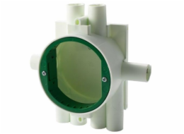 EGANT INSTALAČNÍ KRABICE NA 13MM DESKU S 8 KONEKTORY, 82x48mm