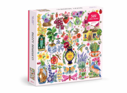 Galison Puzzle Květiny plné života 500 dílků